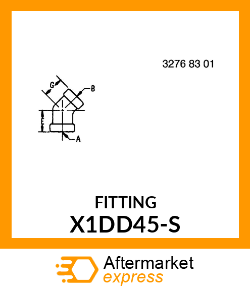 FITTING X1DD45-S