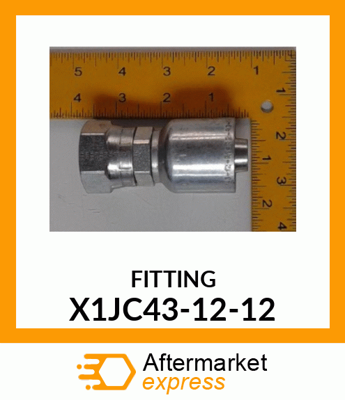 Hose Fitting - FEMALE SEAL-LOK,SWIVEL,SHORT X1JC43-12-12