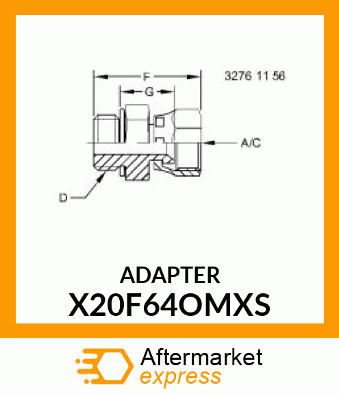 ADAPTER X20F64OMXS