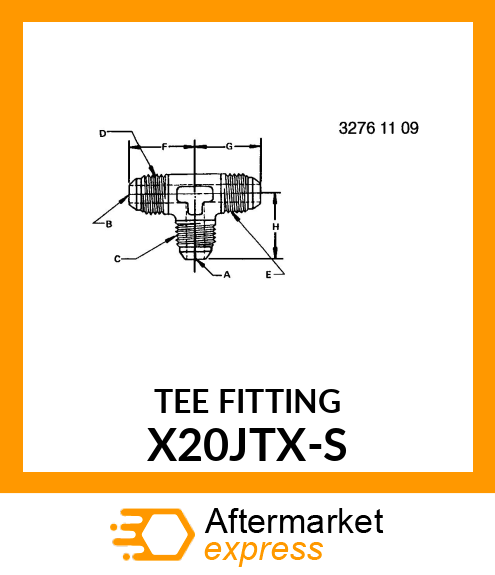 TEE_FITTING X20JTX-S