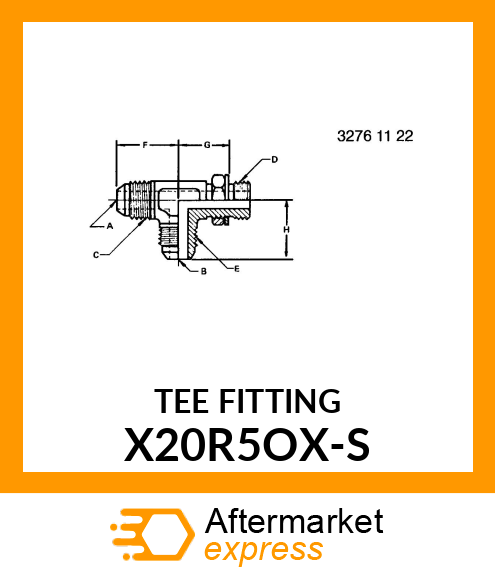 TEE_FITTING X20R5OX-S