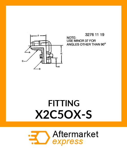 FITTING X2C5OX-S