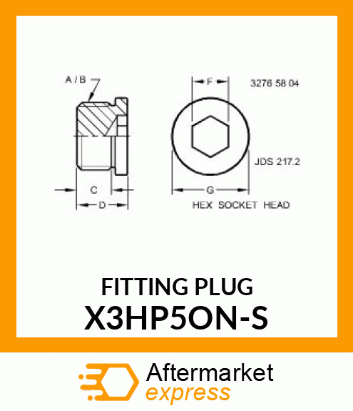 FITTING_PLUG X3HP5ON-S