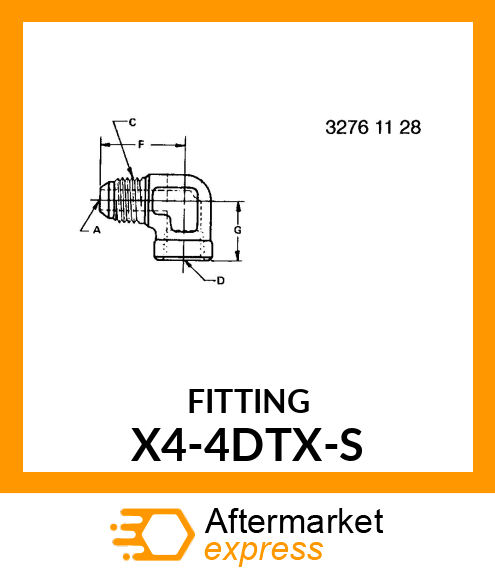 FITTING X4-4DTX-S