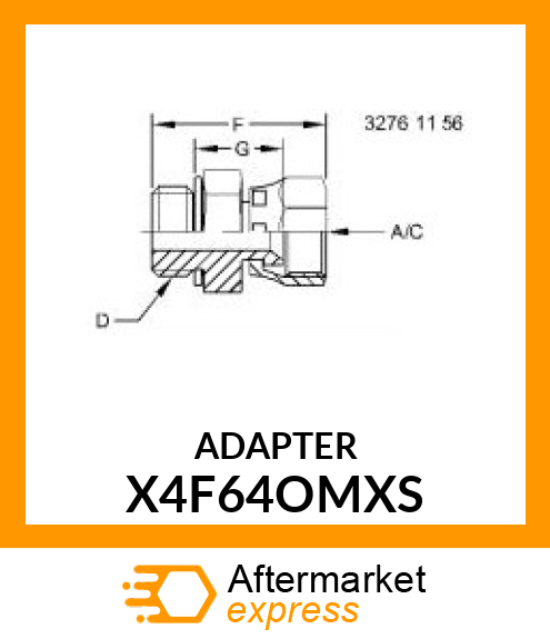 ADAPTER X4F64OMXS