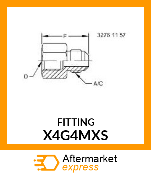 FITTING X4G4MXS