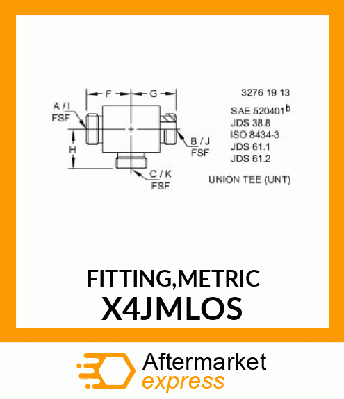 FITTING,METRIC X4JMLOS