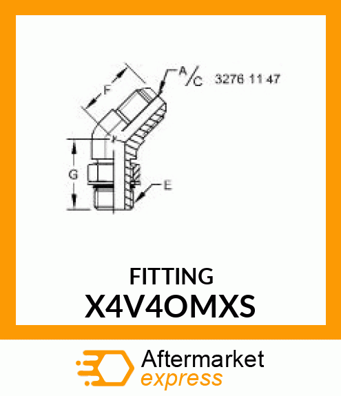 FITTING X4V4OMXS