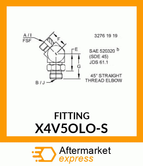 FITTING X4V5OLO-S