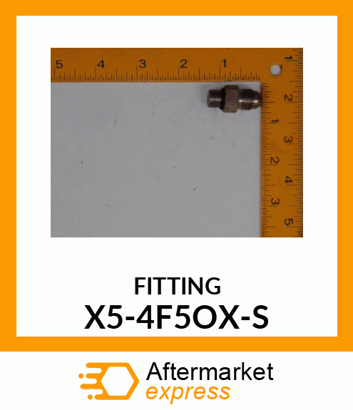 FITTING X5-4F5OX-S