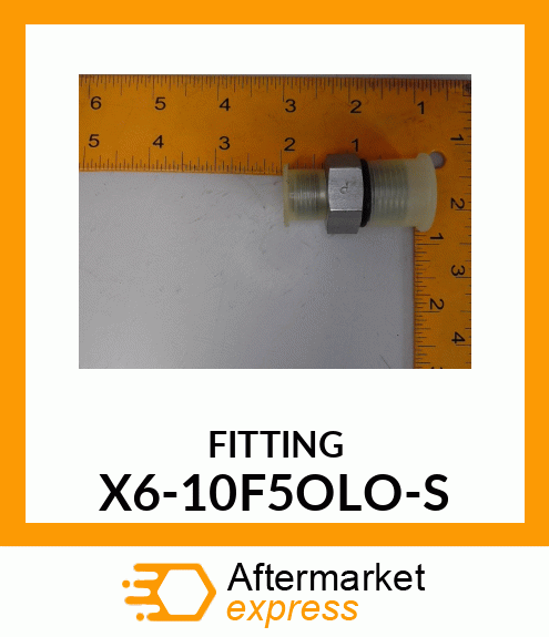 FITTING X6-10F5OLO-S