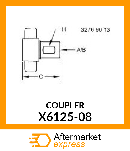 COUPLER X6125-08