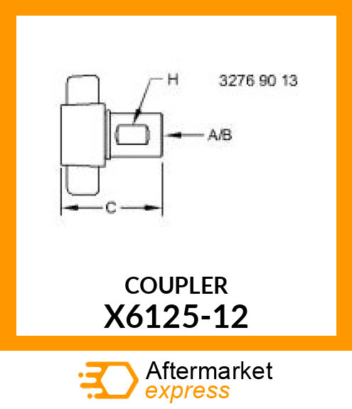 COUPLER X6125-12