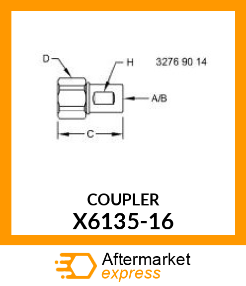 COUPLER X6135-16