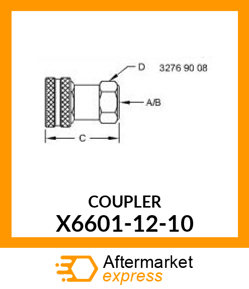 COUPLER X6601-12-10