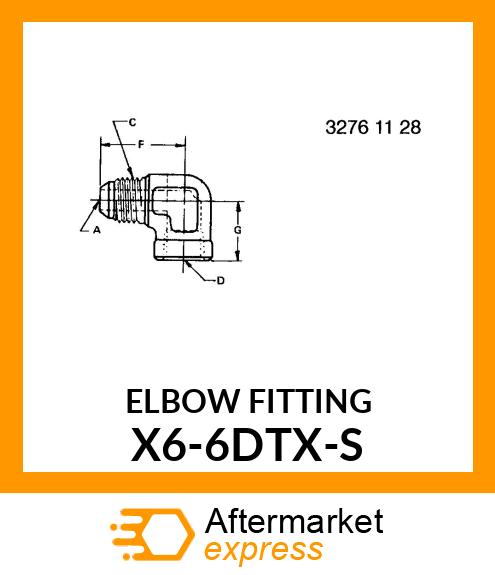 ELBOW_FITTING X6-6DTX-S