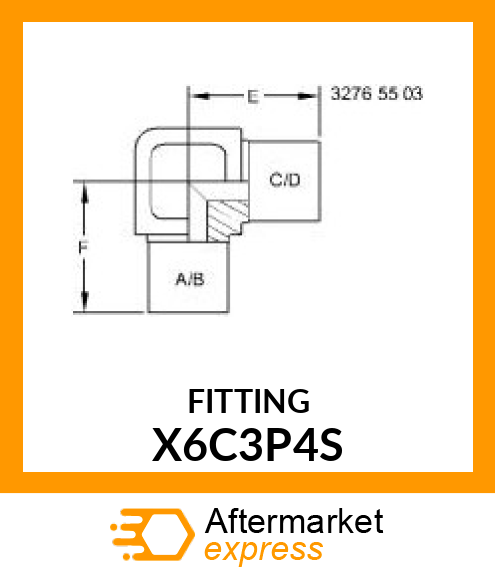 FITTING X6C3P4S