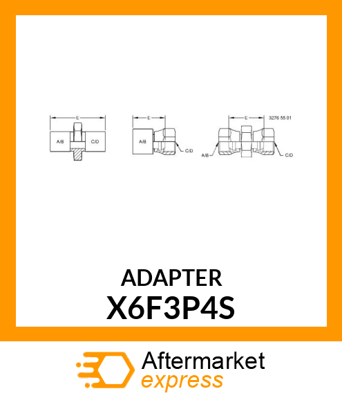 ADAPTER X6F3P4S