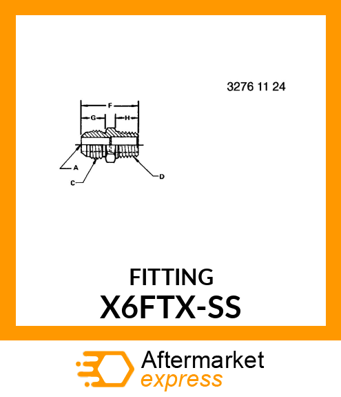 FITTING X6FTX-SS