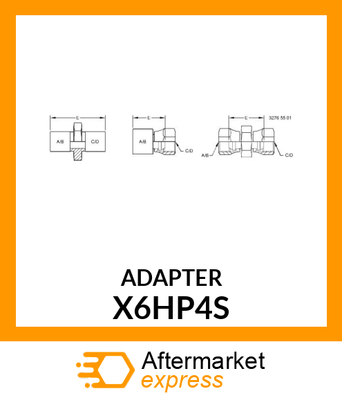 ADAPTER X6HP4S