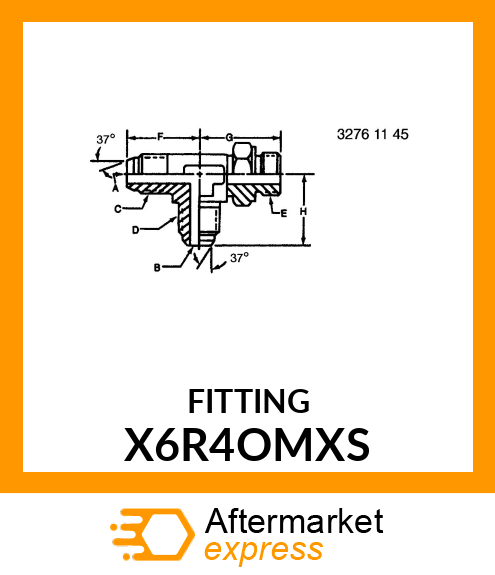 FITTING X6R4OMXS