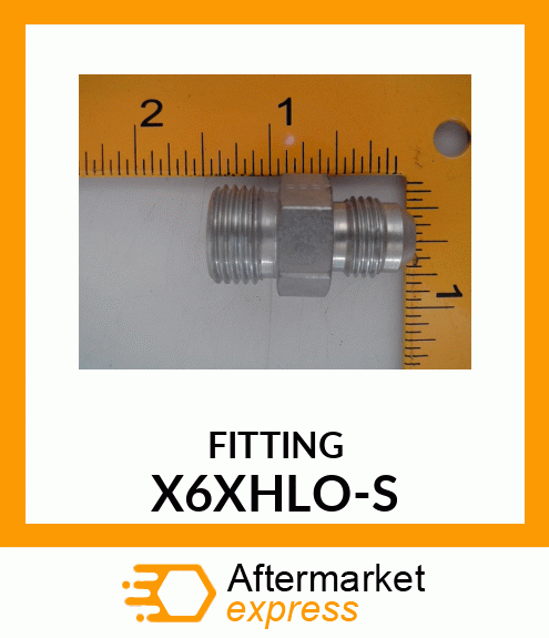 FITTING X6XHLO-S