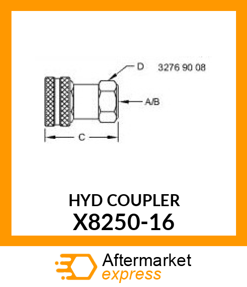 HYD_COUPLER X8250-16