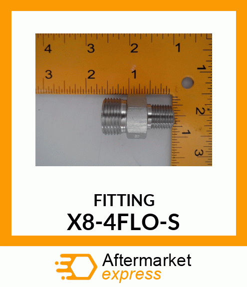 FITTING X8-4FLO-S