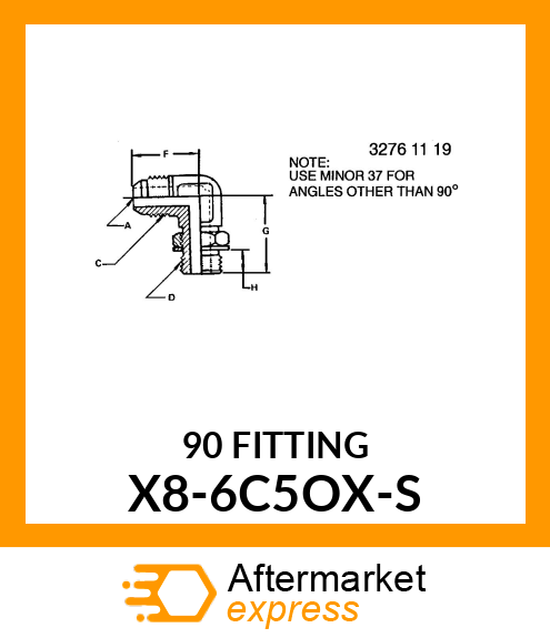 90_FITTING X8-6C5OX-S