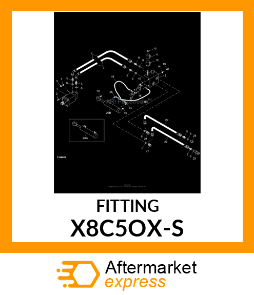 Elbow Fitting - FITTING JIC X8C5OX-S