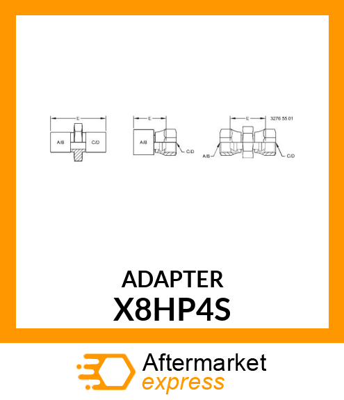 ADAPTER X8HP4S