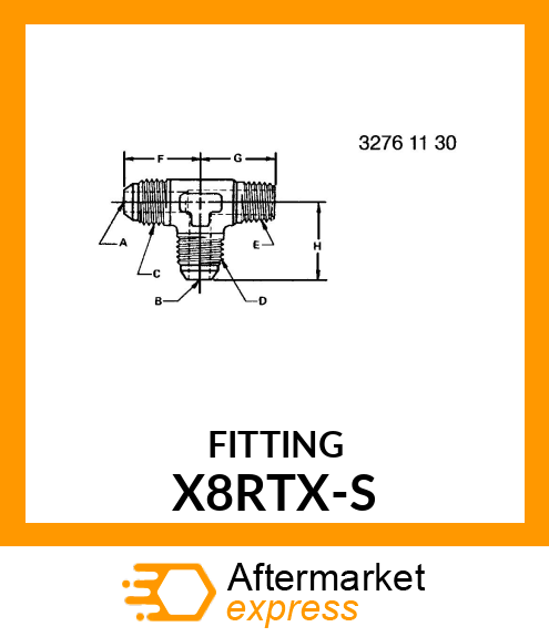 FITTING X8RTX-S