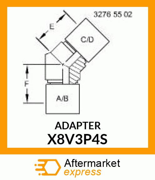 ADAPTER X8V3P4S