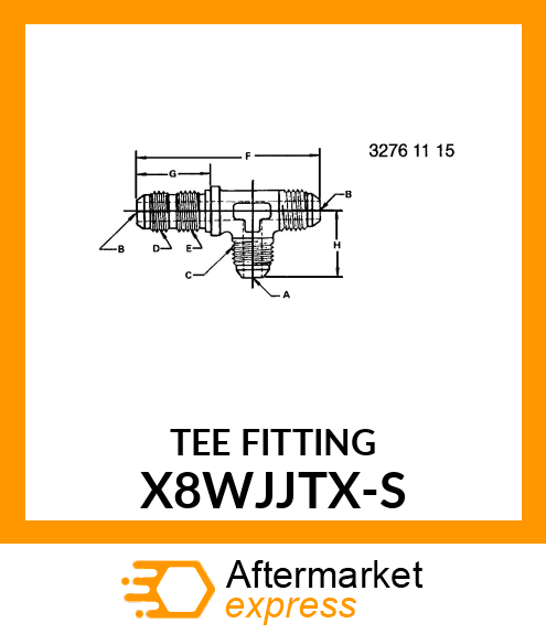 TEE_FITTING X8WJJTX-S