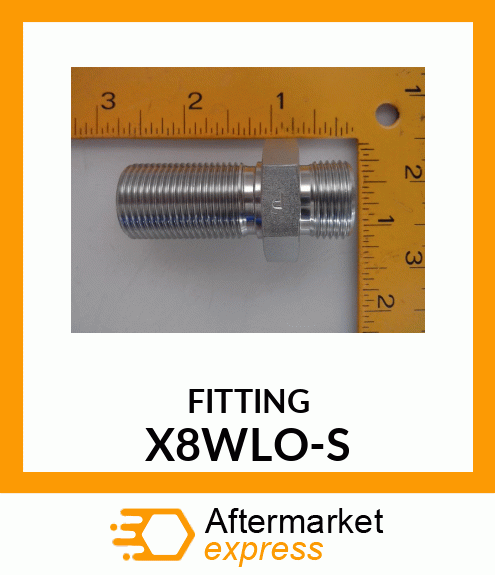 FITTING X8WLO-S