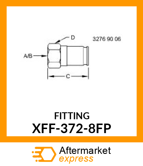 FITTING XFF-372-8FP