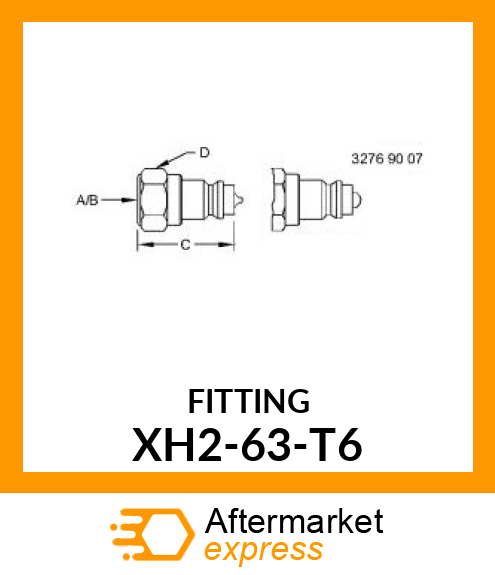 FITTING XH2-63-T6