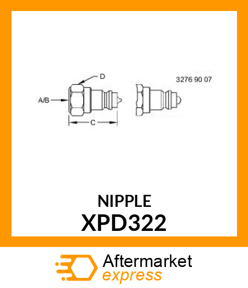 TEST PORT COUPLING XPD322