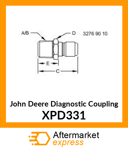 TEST PORT COUPLING XPD331