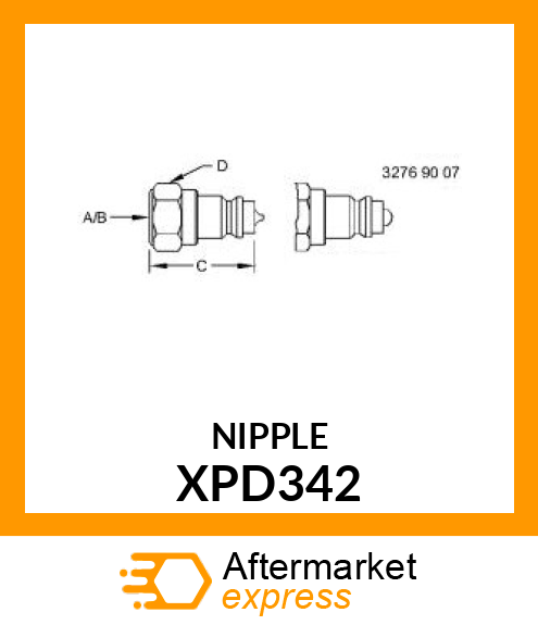 TEST PORT COUPLING XPD342