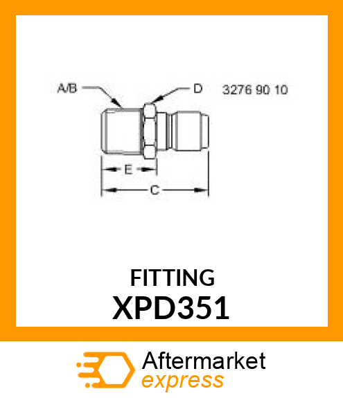 TEST PORT COUPLING XPD351