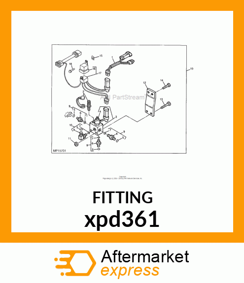 TEST PORT COUPLING xpd361