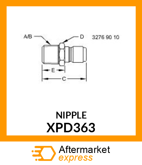 TEST PORT COUPLING XPD363