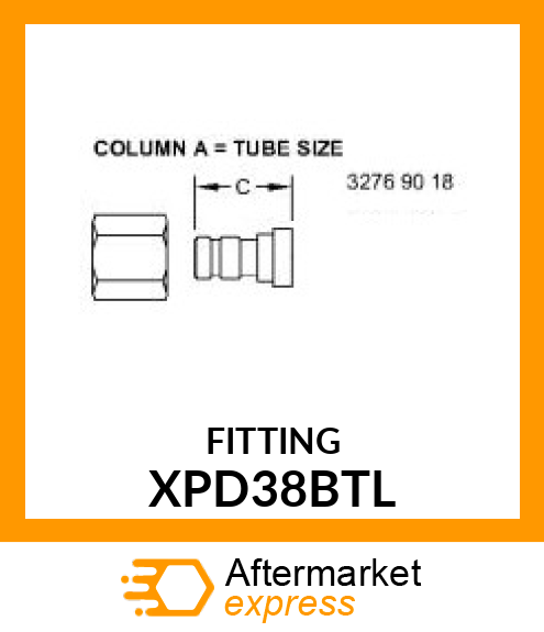 TEST PORT COUPLING XPD38BTL