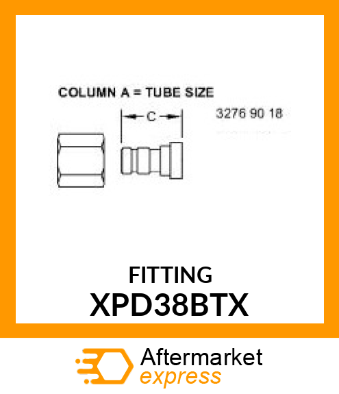 TEST PORT COUPLING XPD38BTX