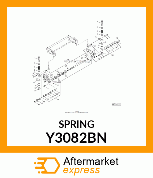 SPRING COMPRESSION Y3082BN