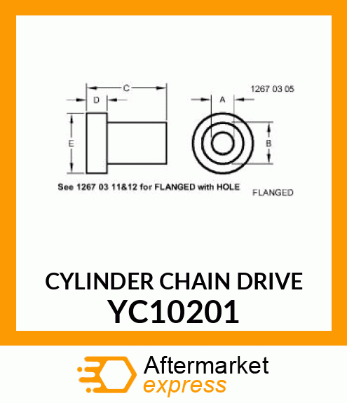 CYLINDER CHAIN DRIVE YC10201