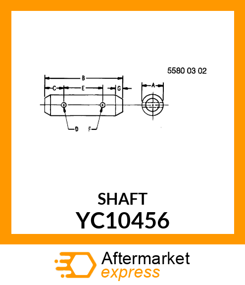 SHAFT YC10456