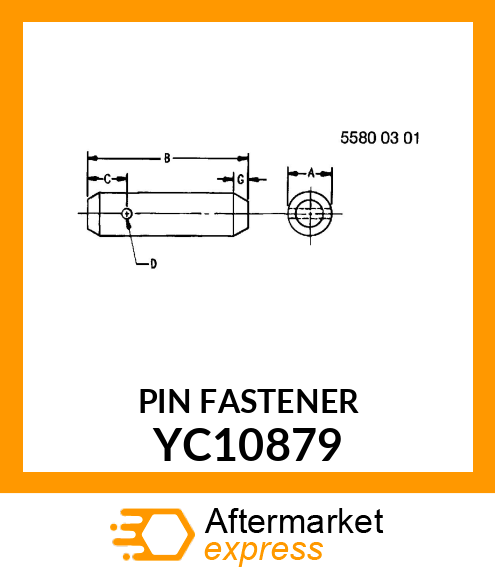PIN FASTENER YC10879