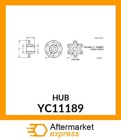 HUB YC11189